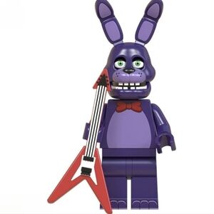 Five Nights at Freddy's Custom Lego Purpple Bonnie m25